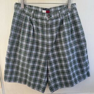 Vintage 90s Tommy Hilfiger Plaid Shorts